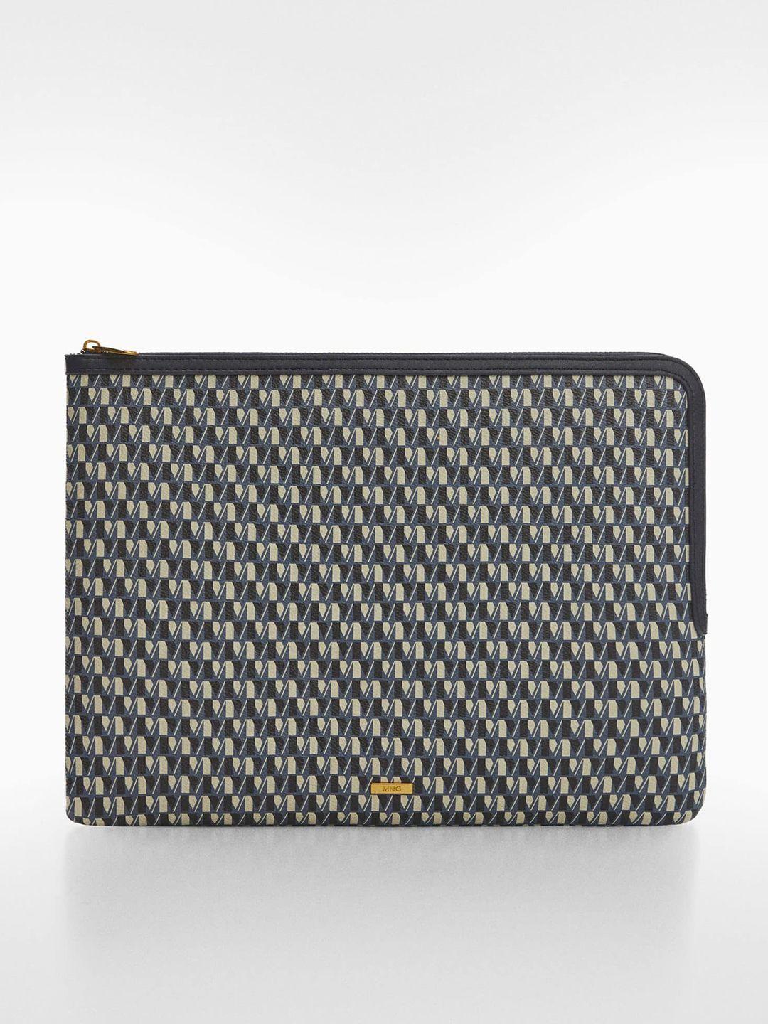 mango brand logo printed laptop sleeve- 13 inch