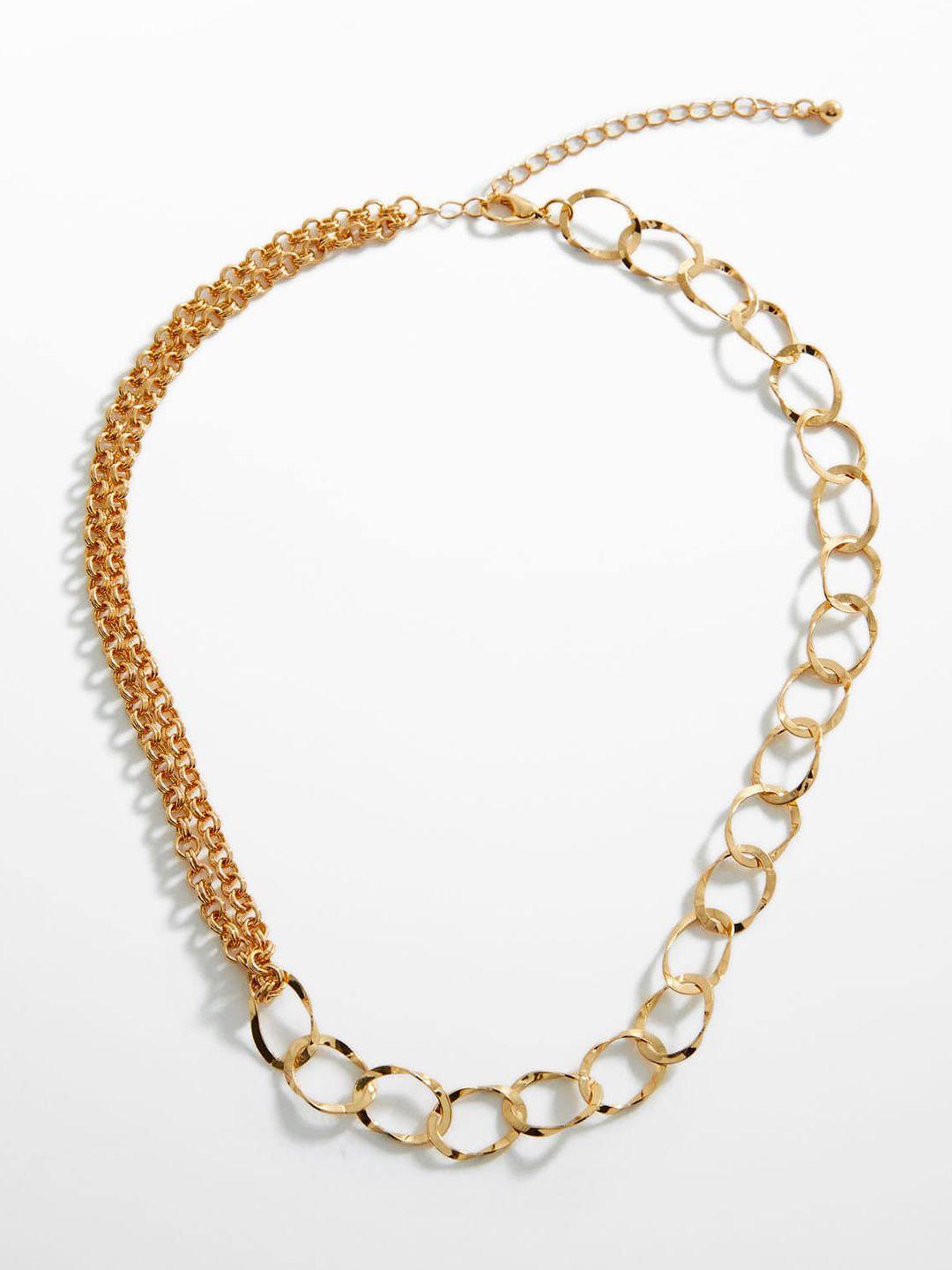 mango chain detail necklace