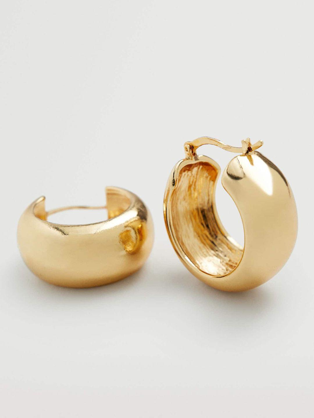 mango circular hoop earrings