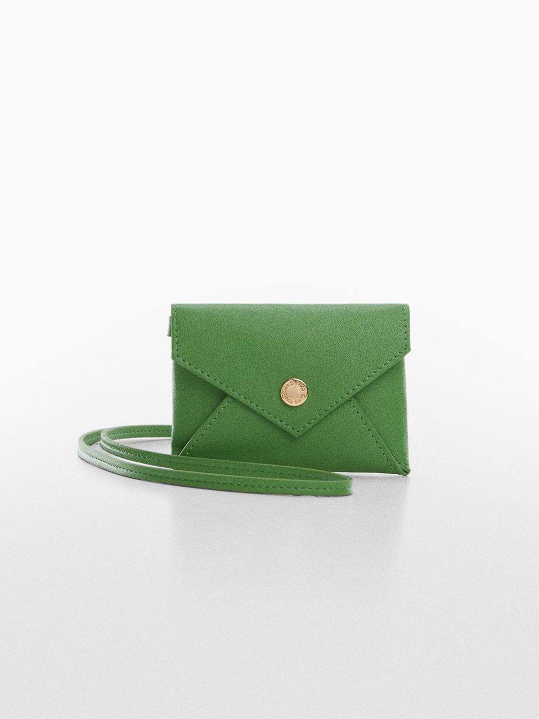 mango coin envelope purse with wrist loop