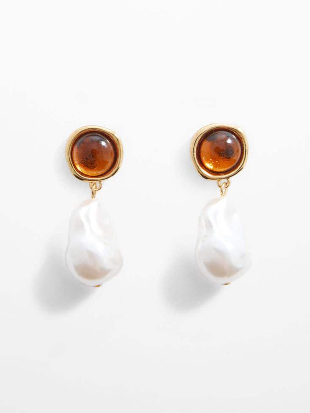 mango contemporary drop earrings