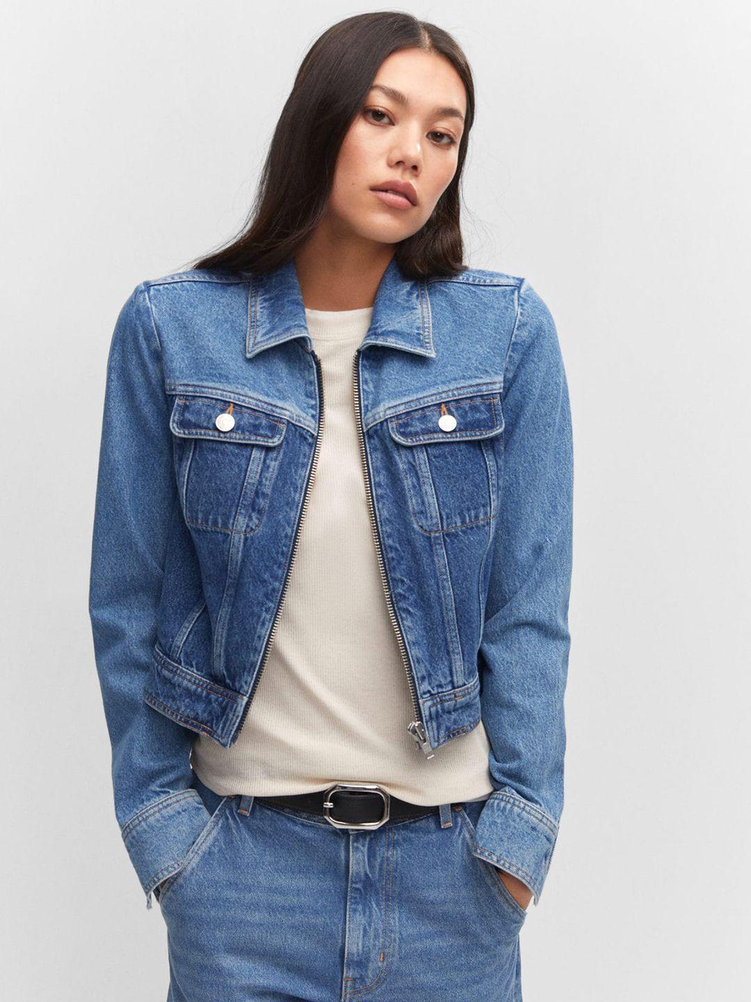 mango cotton denim jacket