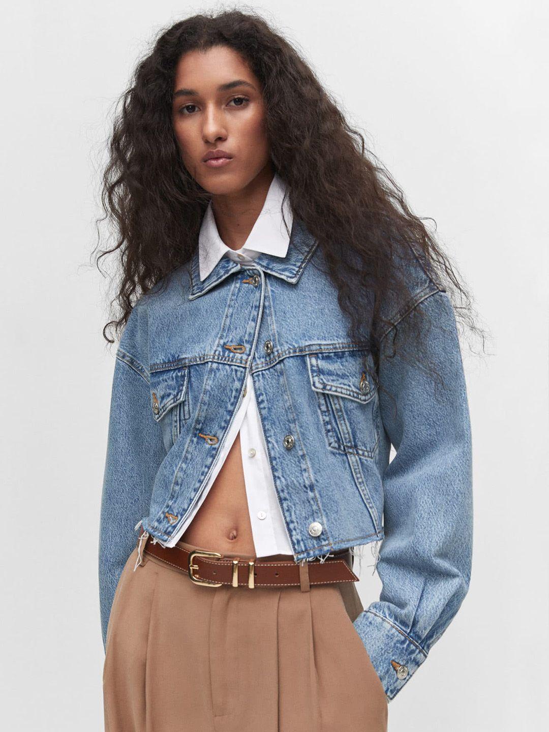 mango cotton denim jacket