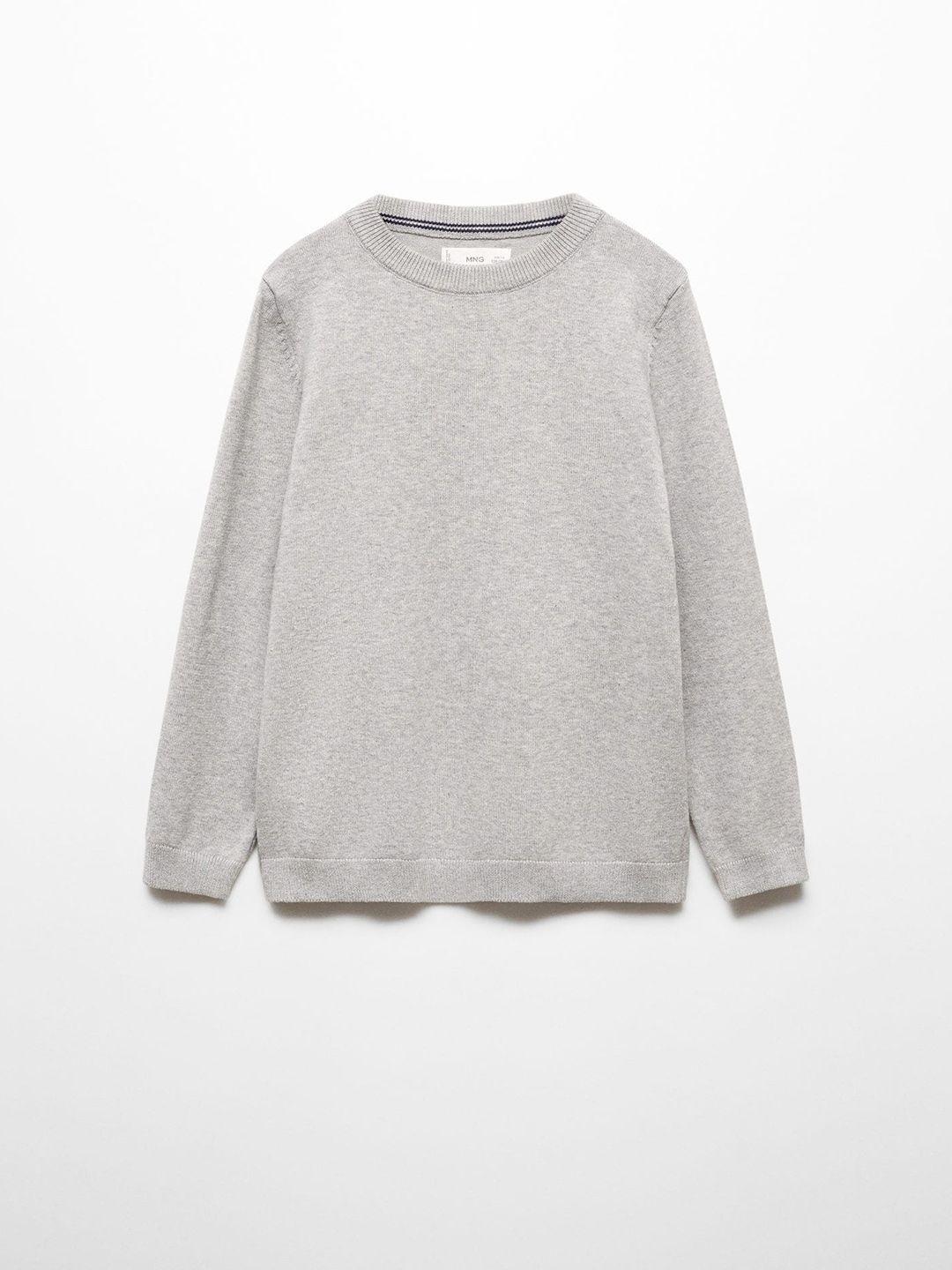 mango kids boys crew neck pullover