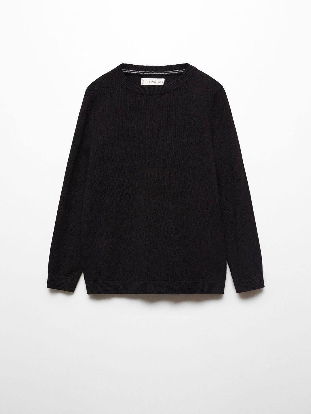 mango kids boys crew neck pullover