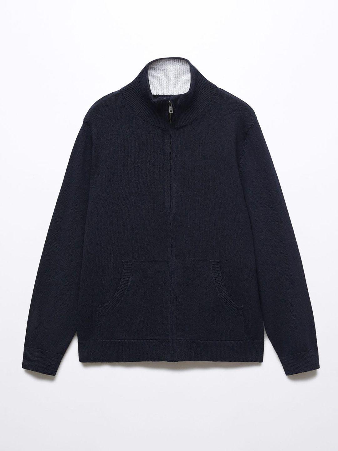 mango kids boys front open sweater