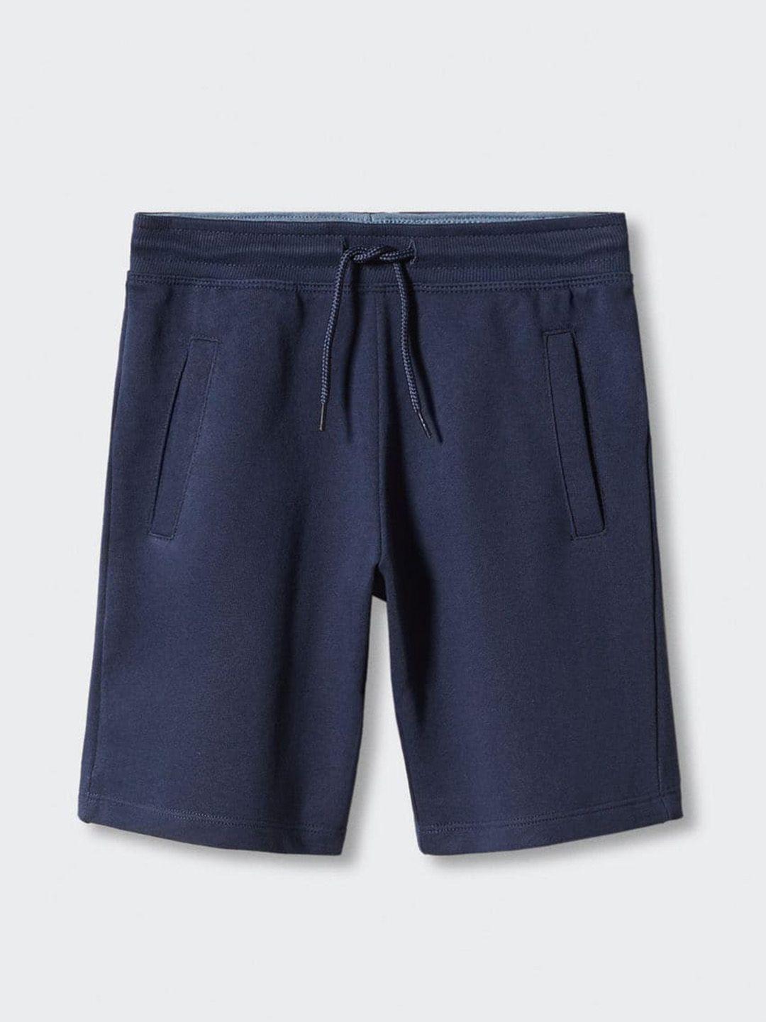 mango kids boys pure cotton sustainable regular shorts