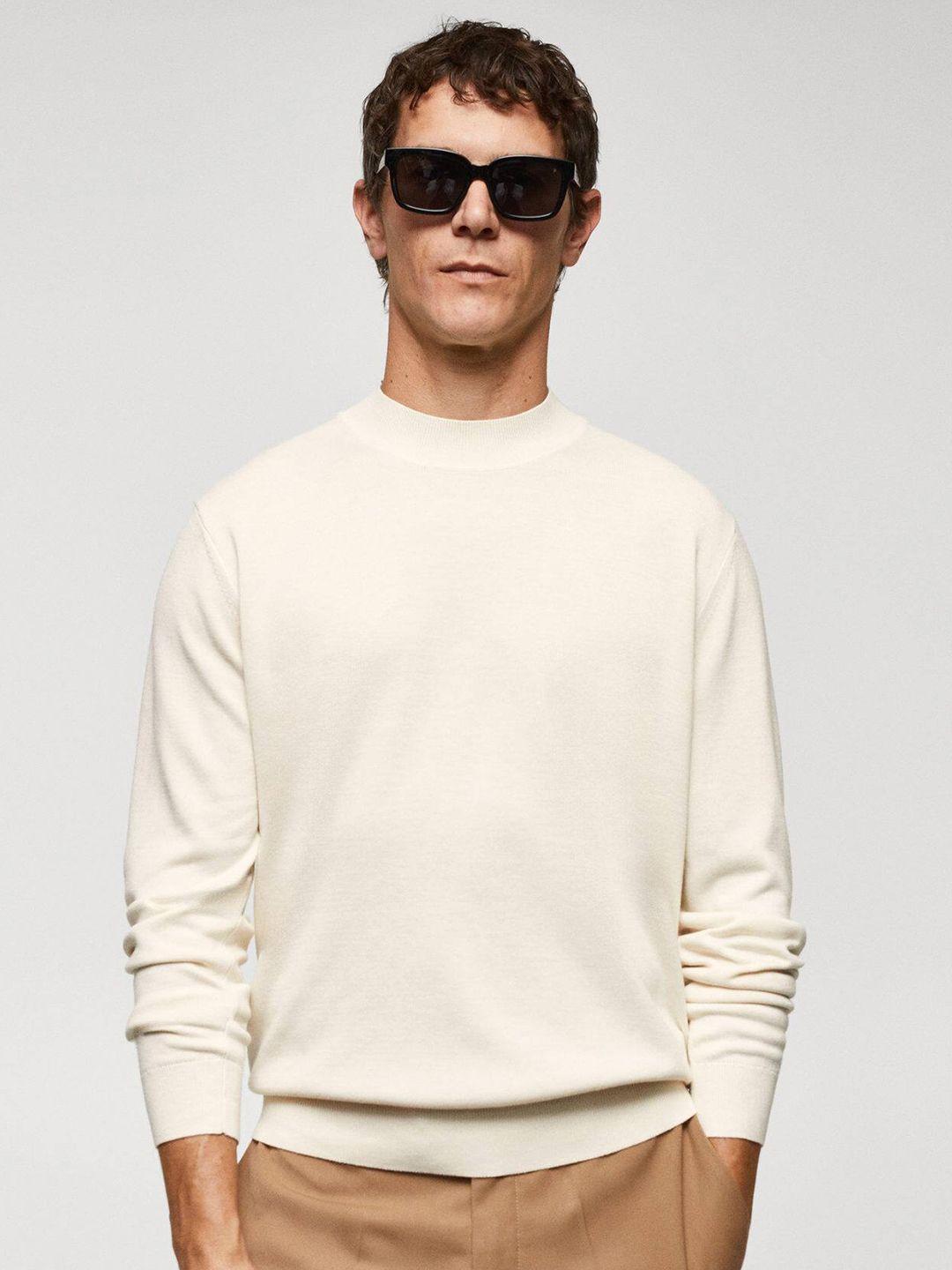 mango man drop-shoulder sleeves pullover