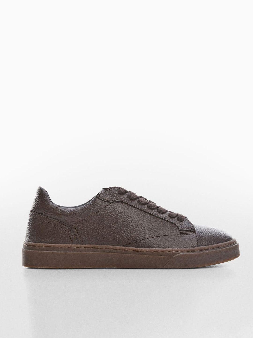 mango man leather sneakers