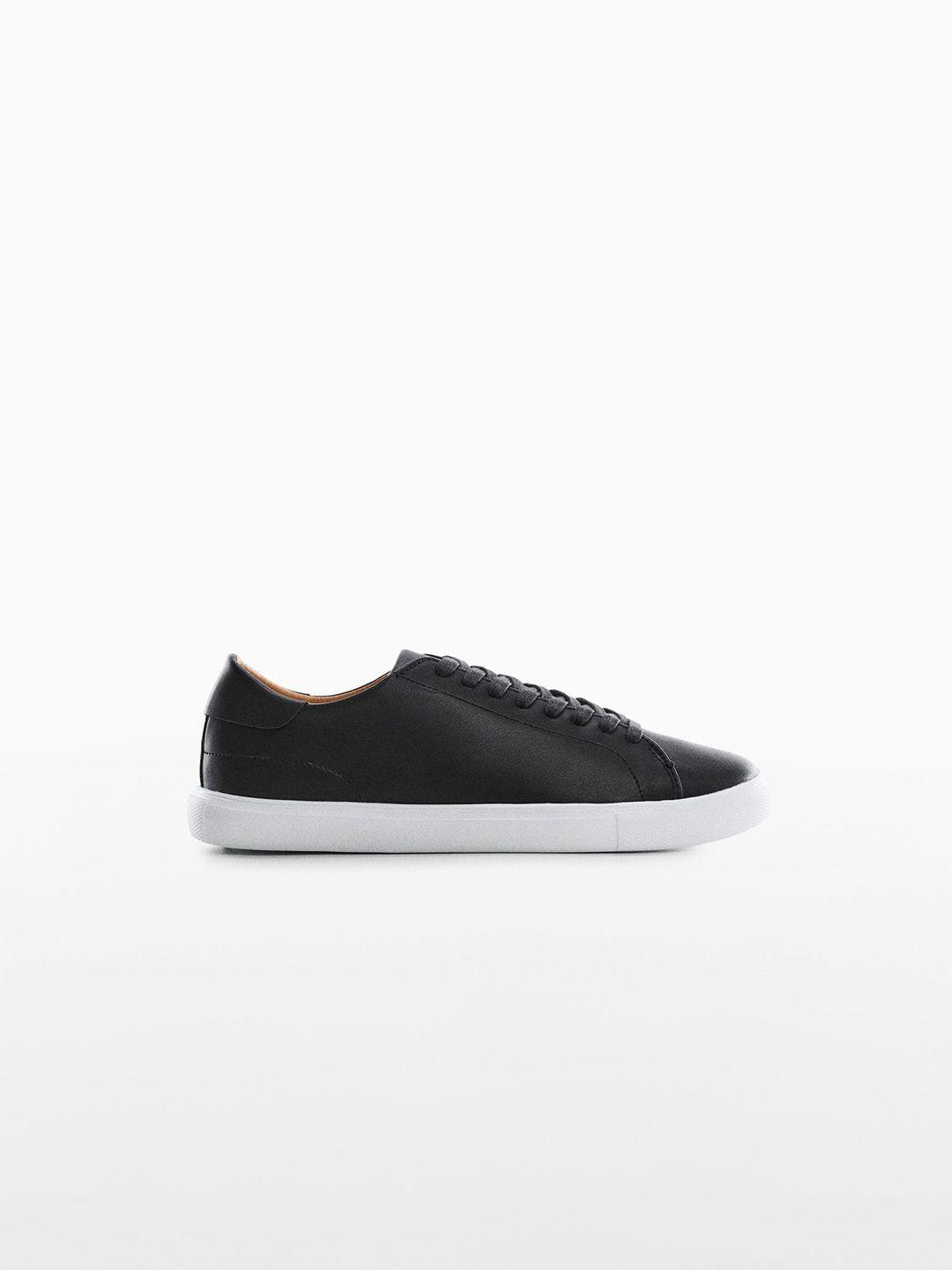 mango man leather sustainable sneakers