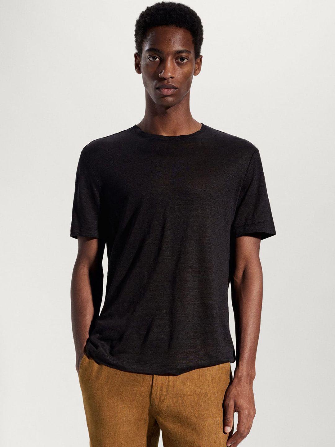 mango man linen sustainable t-shirt