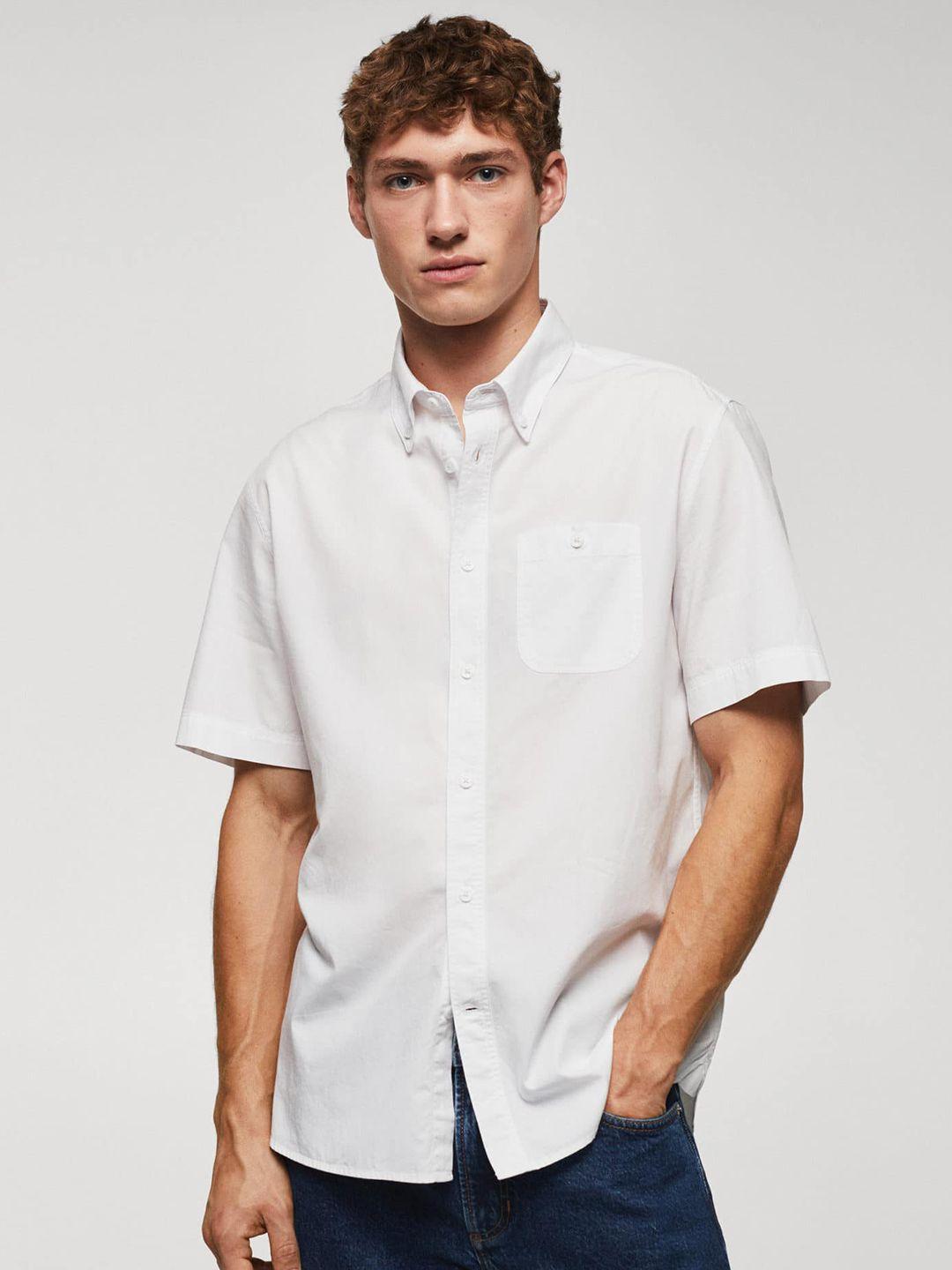 mango man pure cotton casual shirt