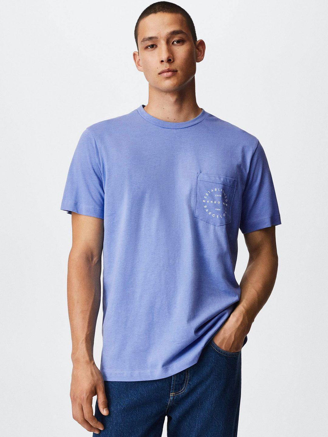 mango man pure cotton t-shirt