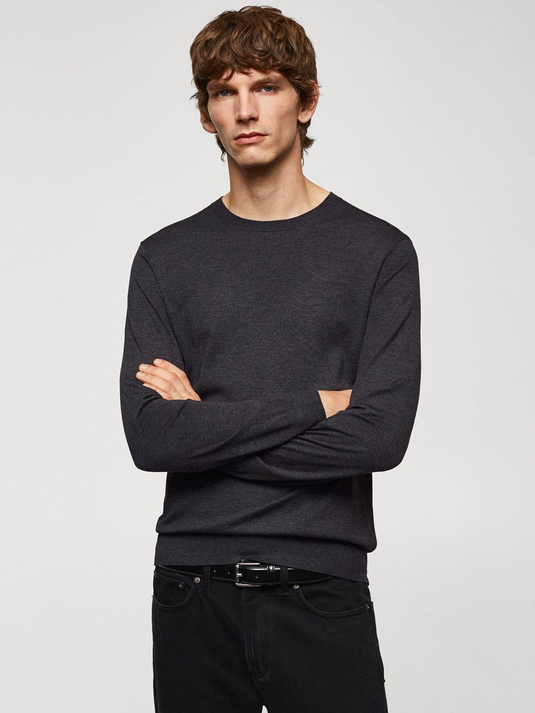 mango man round neck pullover