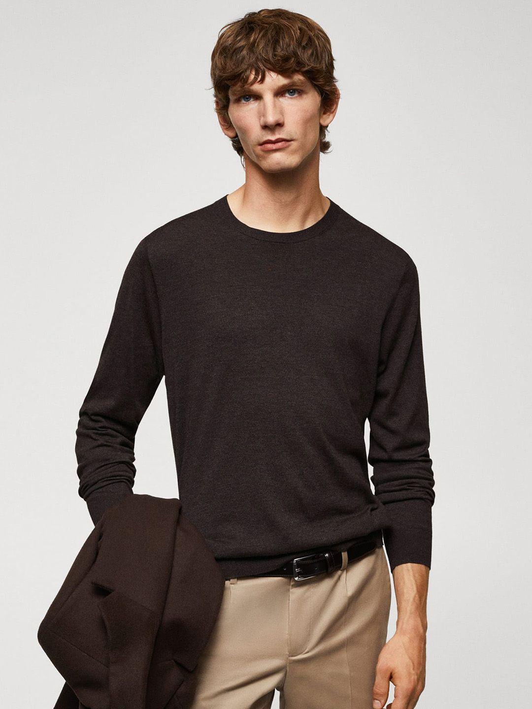 mango man round neck pullover