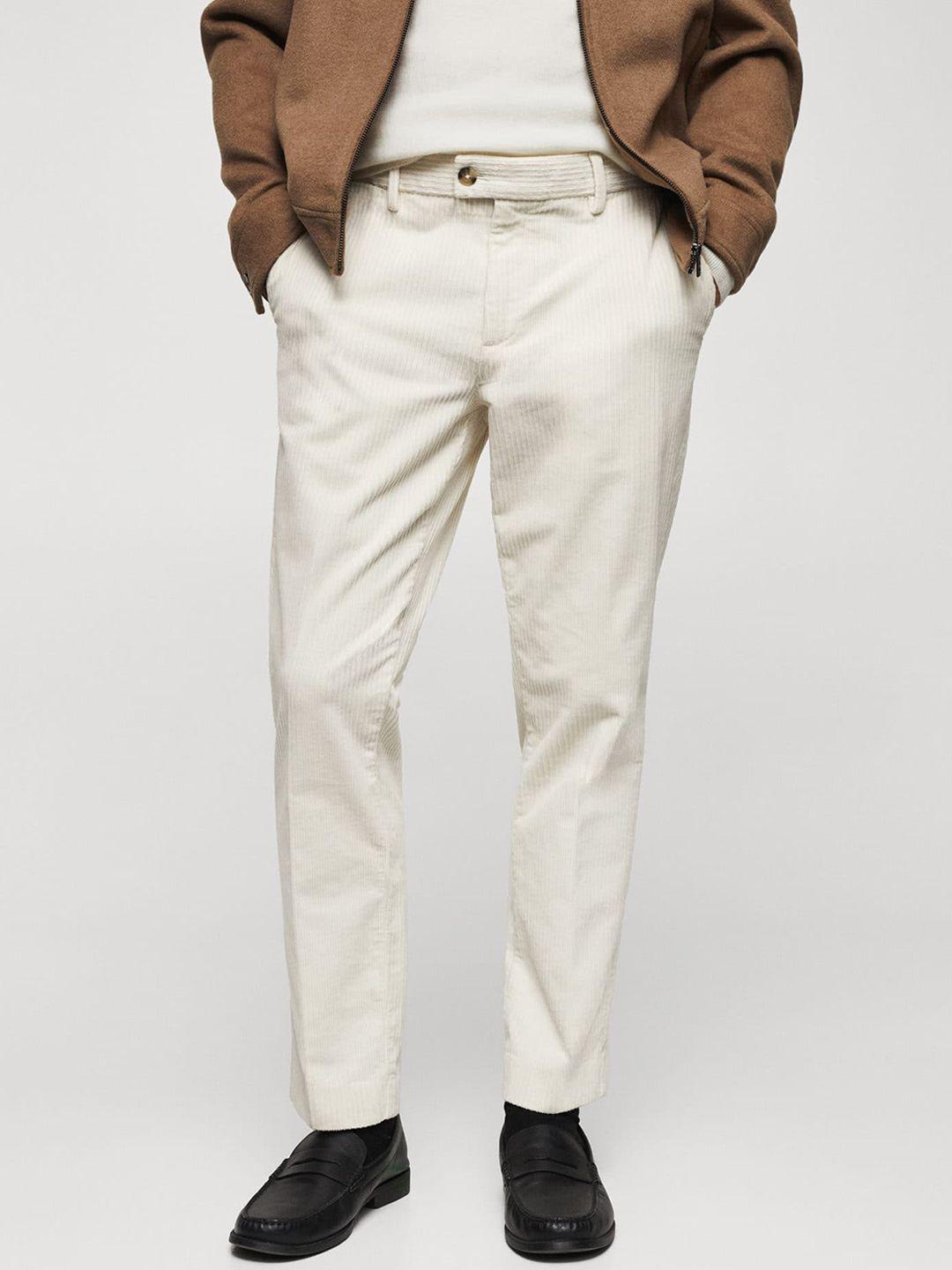 mango man slim fit corduroy trousers