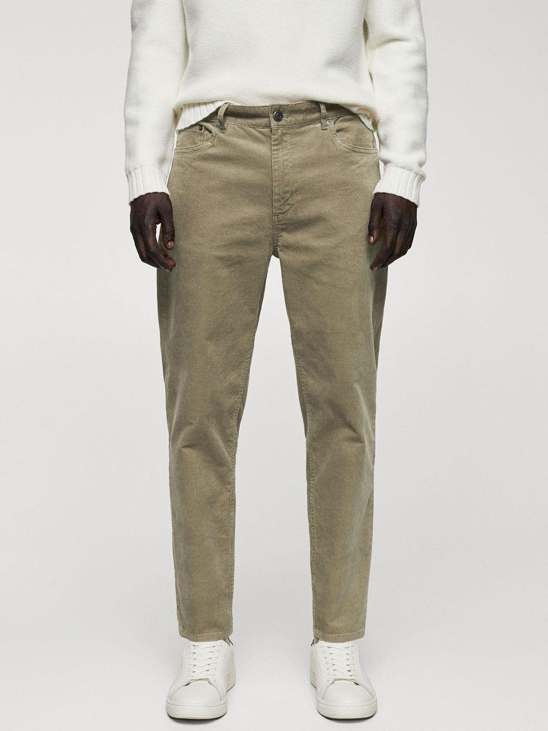 mango man slim fit corduroy trousers