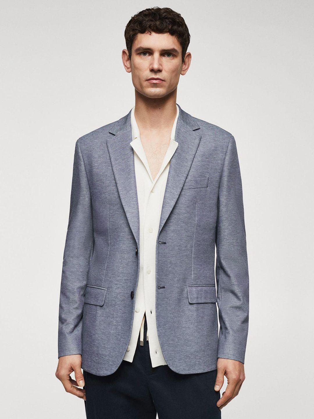 mango man slim fit single-breasted blazer