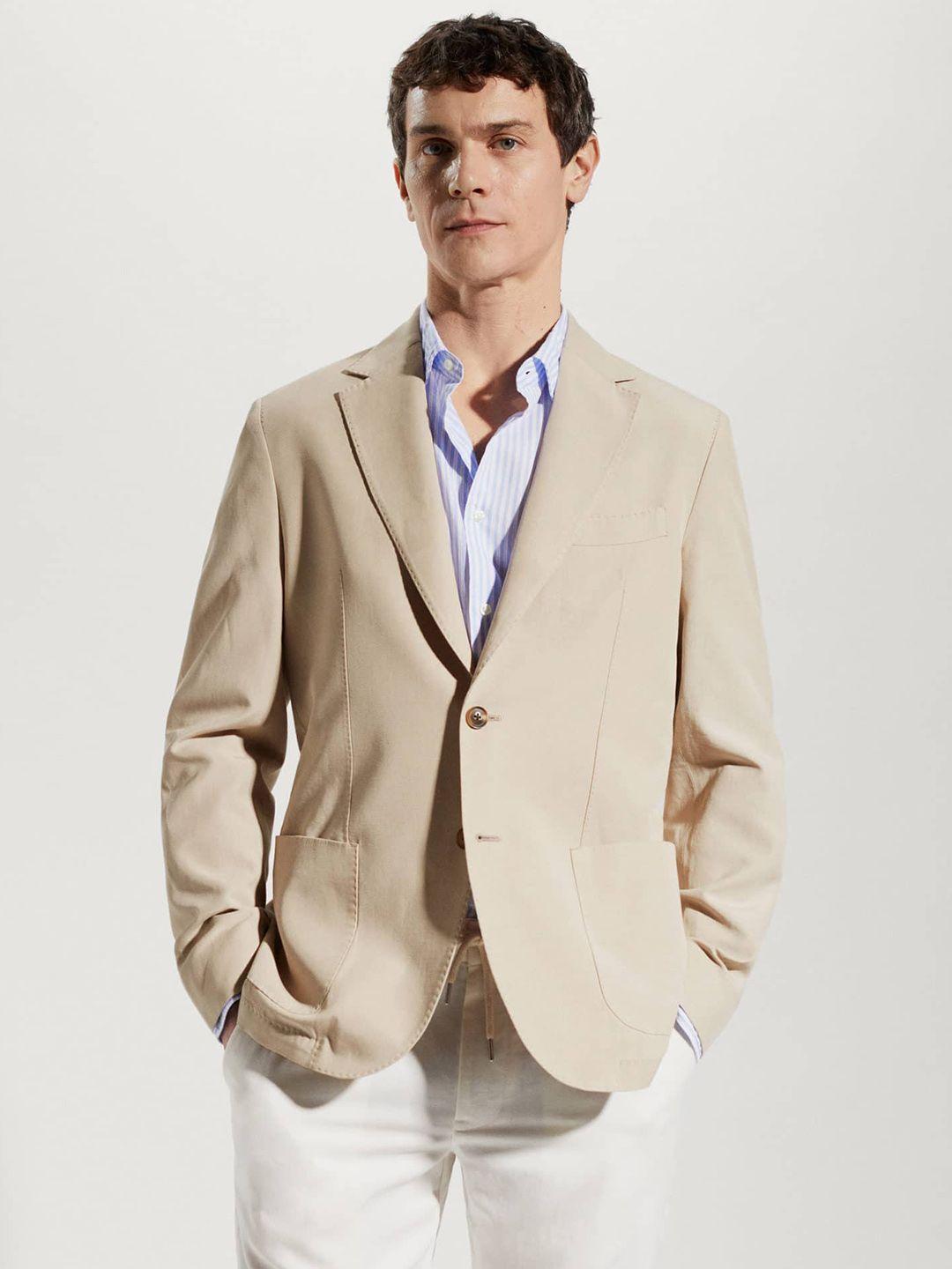 mango man slim fit single-breasted blazer