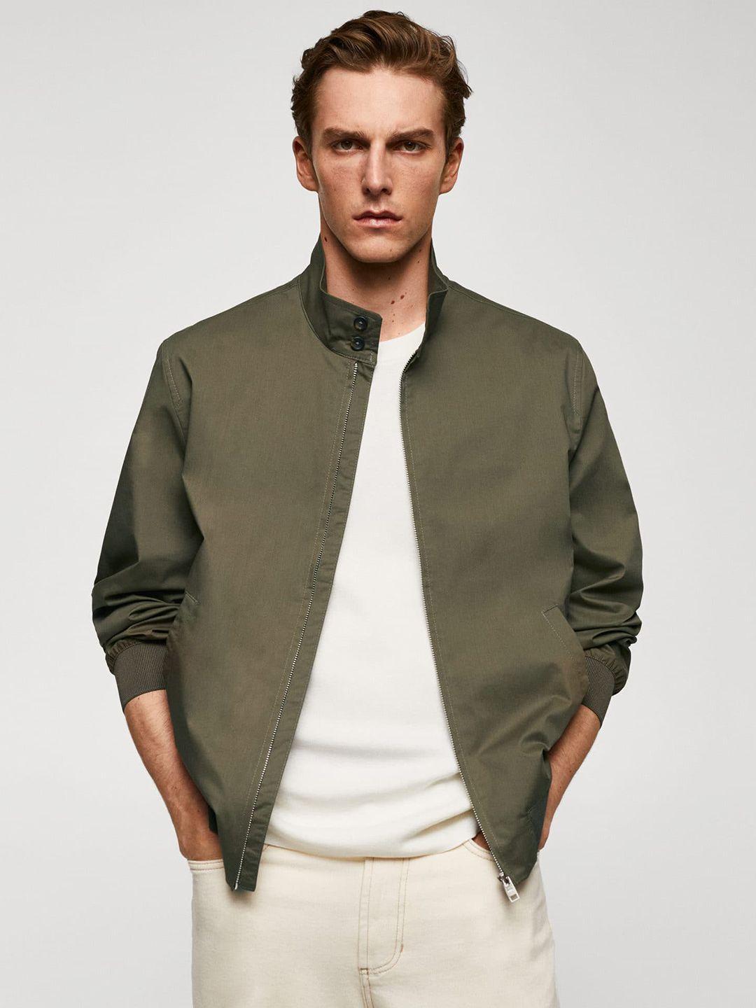 mango man solid bomber jacket