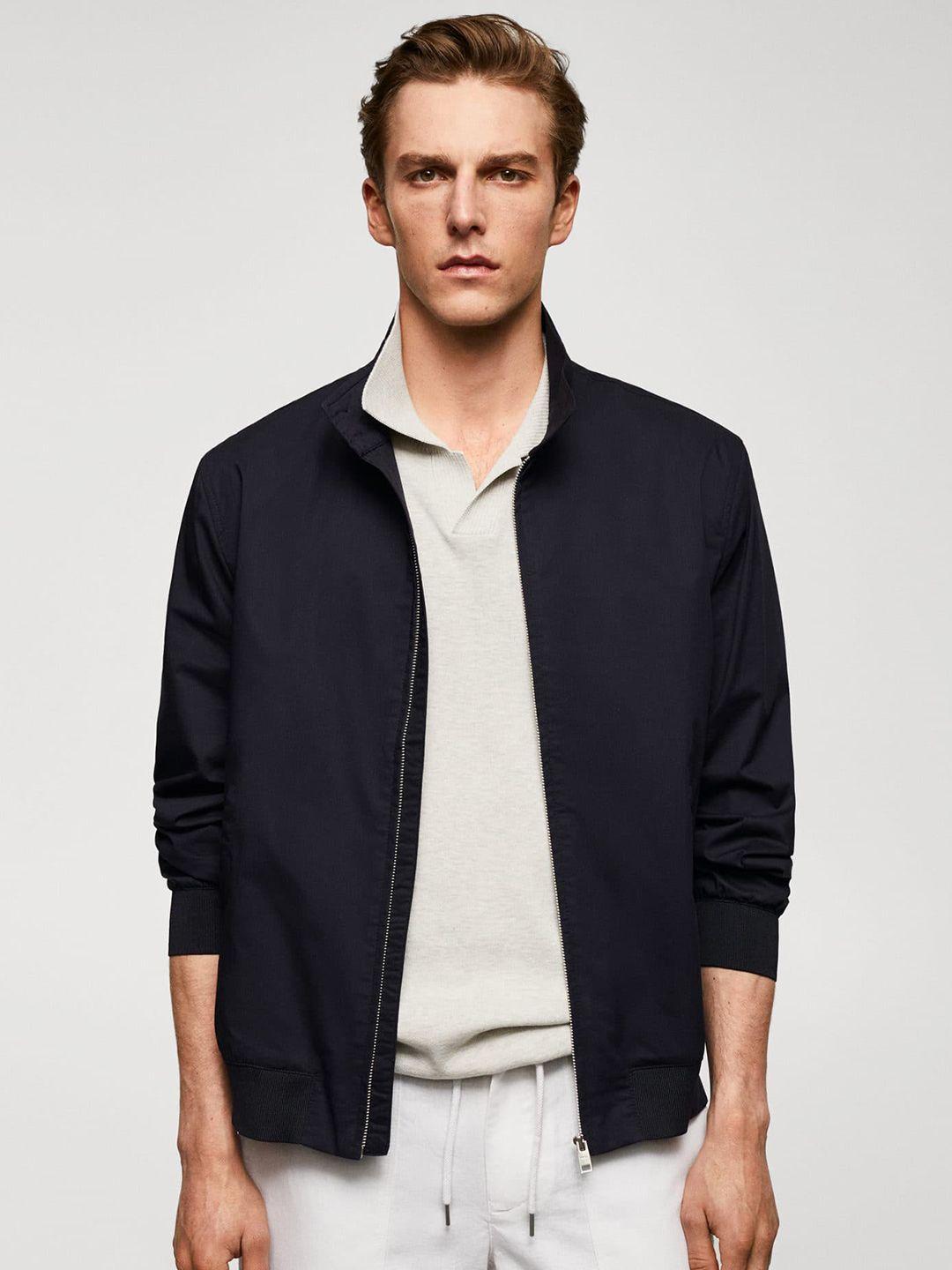 mango man solid bomber jacket