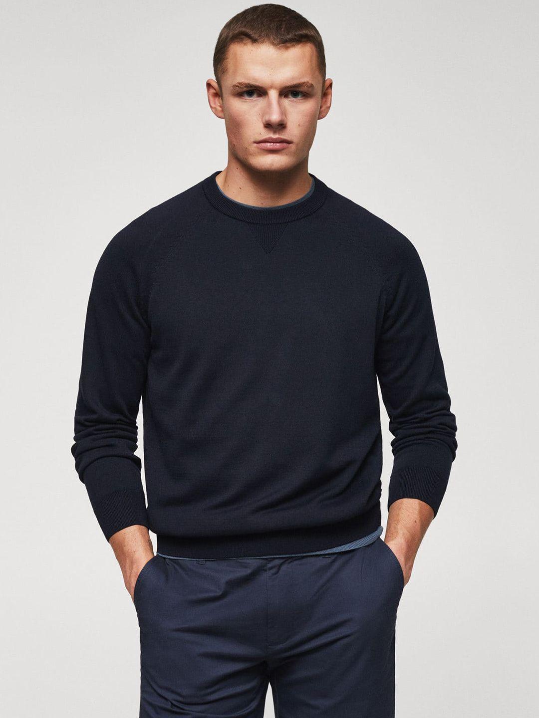 mango man solid pullover