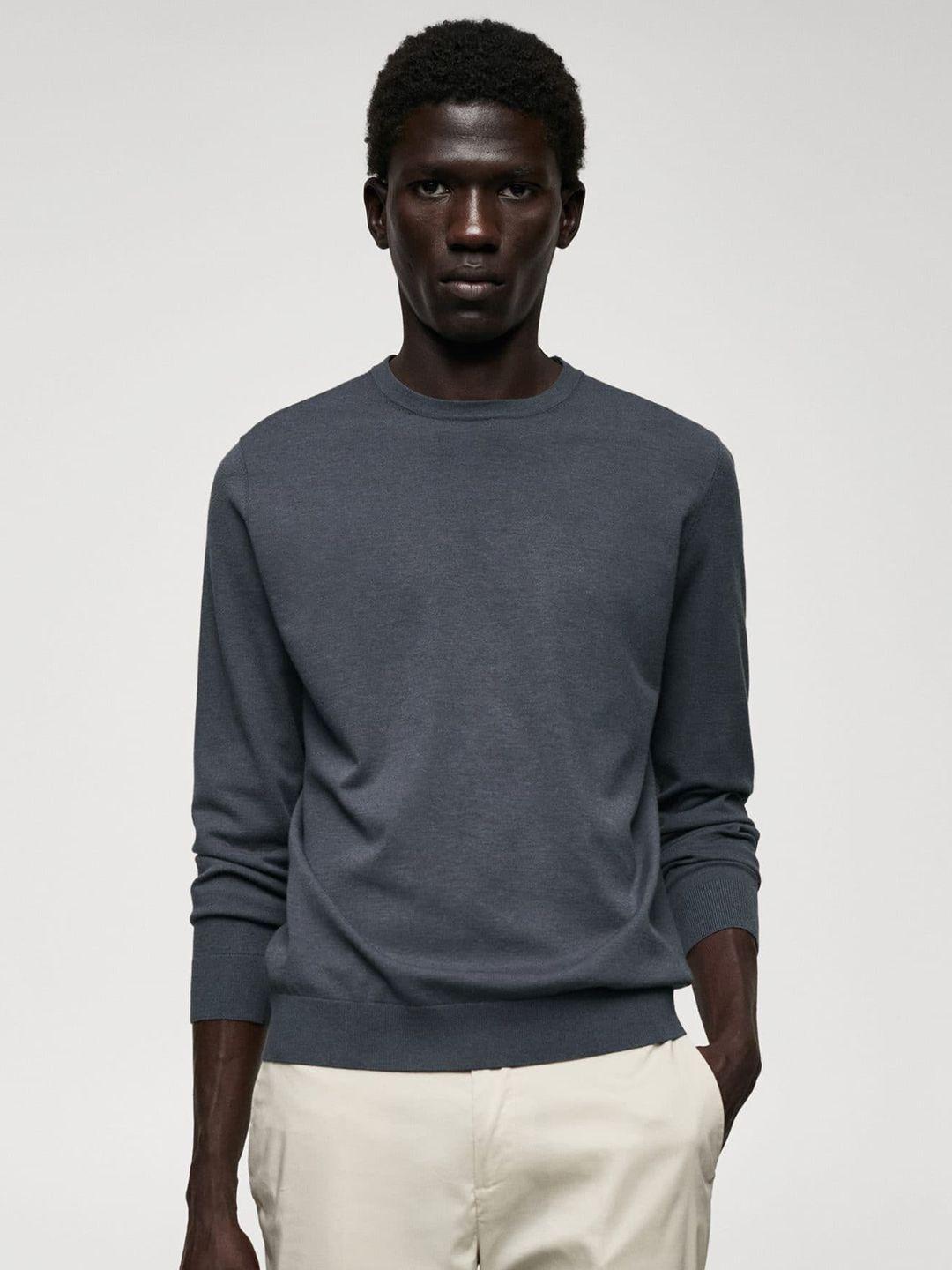 mango man solid pullover