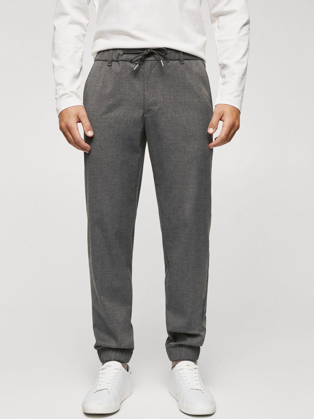 mango man solid sustainable relaxed fit joggers