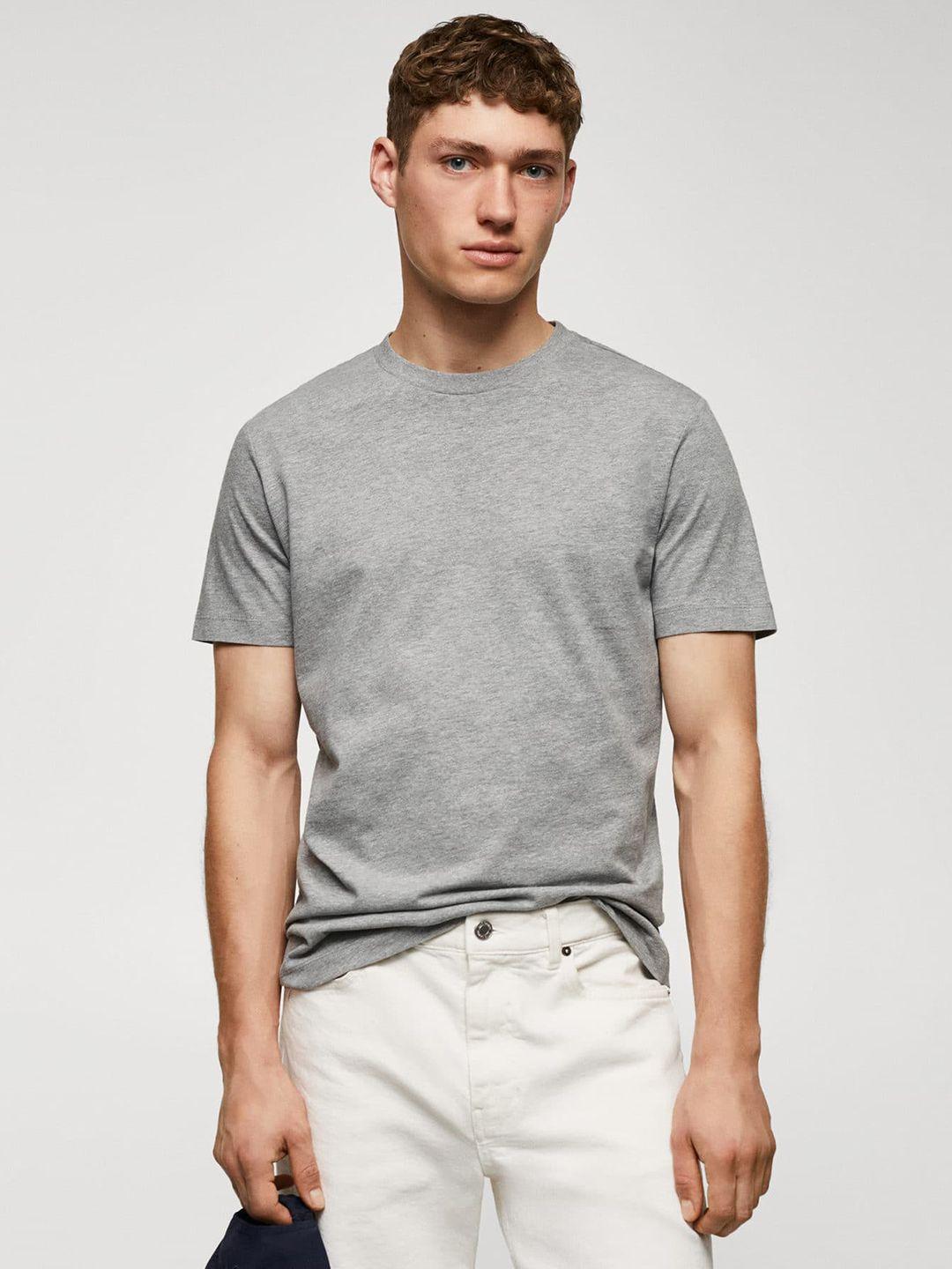 mango man solid t-shirt