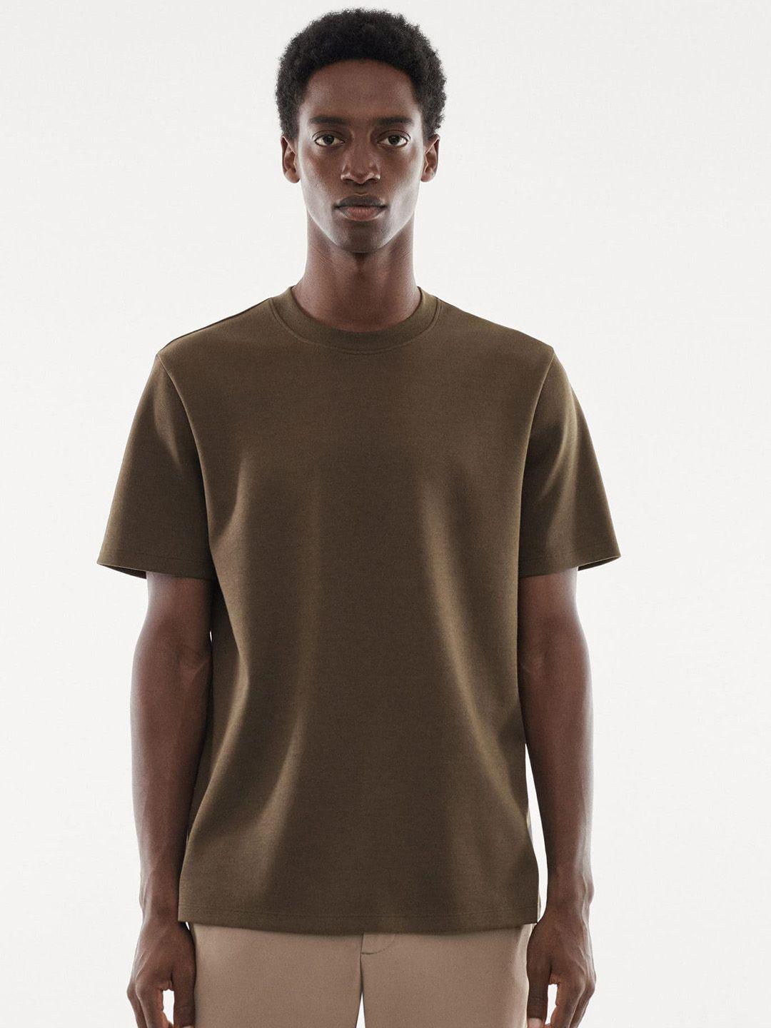 mango man solid t-shirt