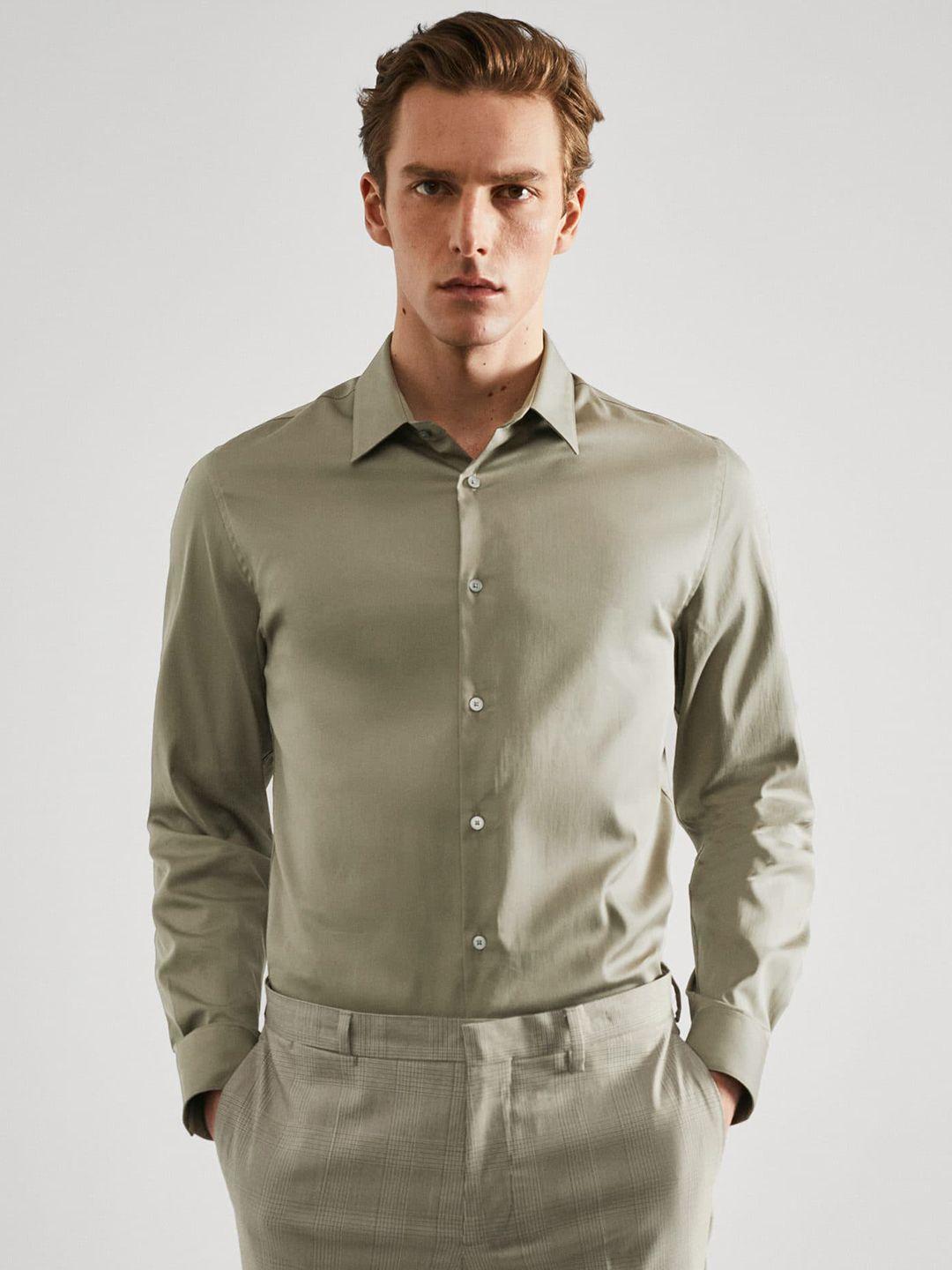 mango man super slim fit formal shirt