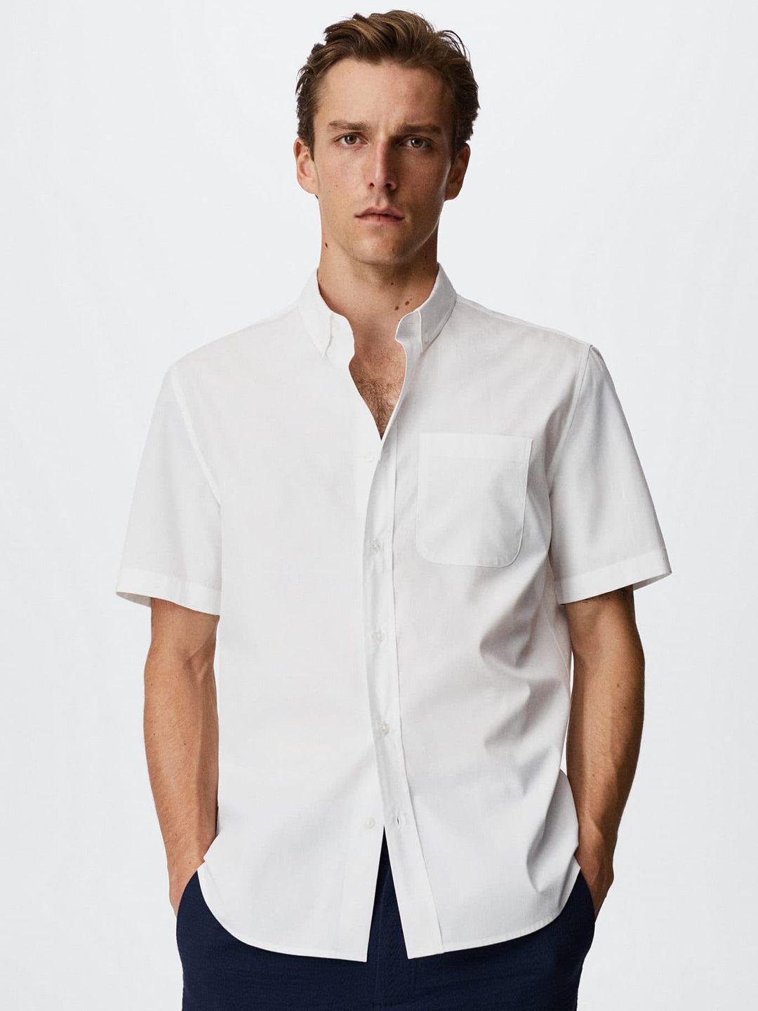 mango man sustainable pure cotton casual shirt