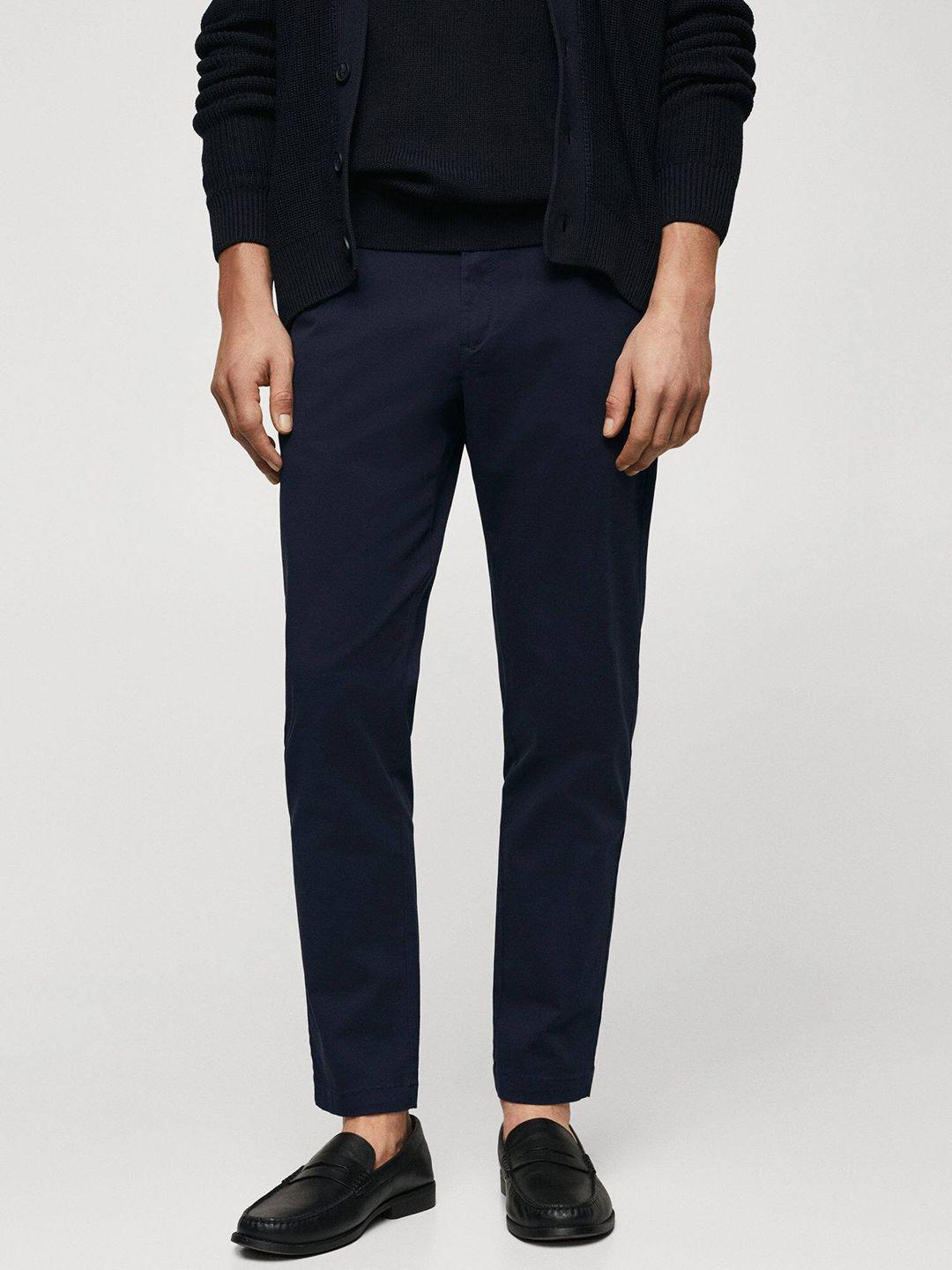 mango man tapered fit trousers