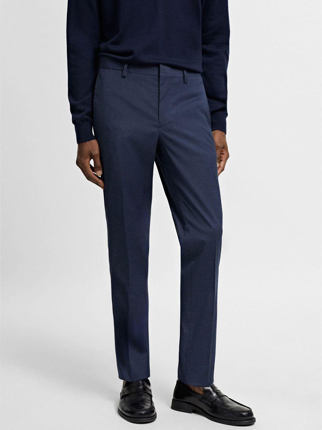 mango man the suit collection stretchable super slim fit formal trousers