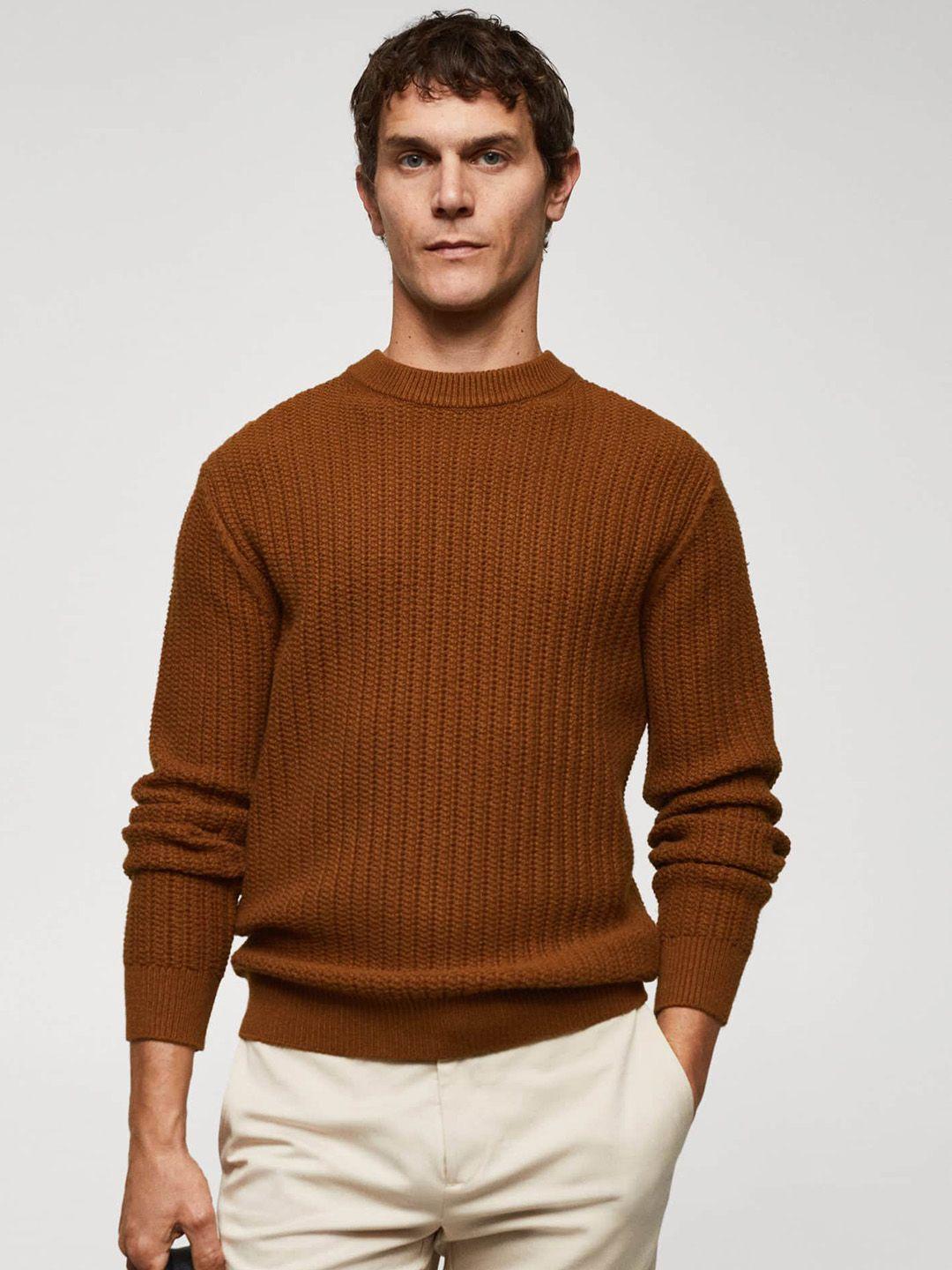 mango man thick knit slim fit pullover