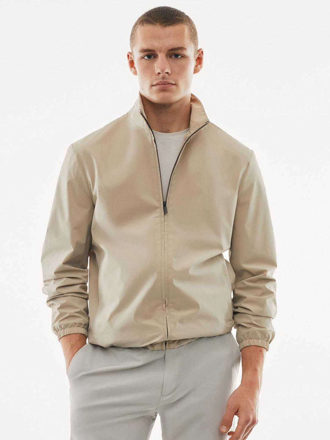 mango man windcheater and water resistant performance bomber jacket