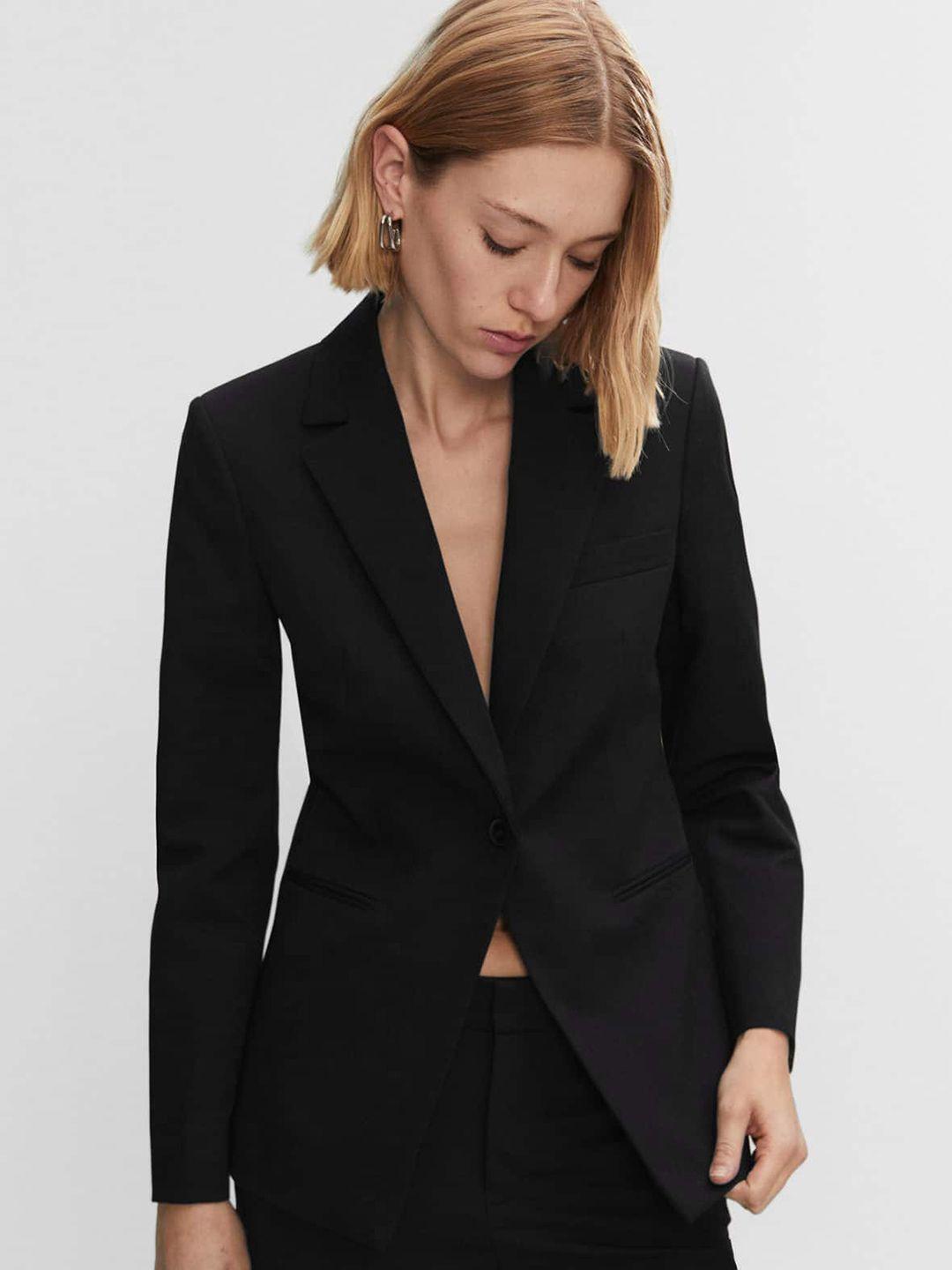 mango regular fit single breasted blazer