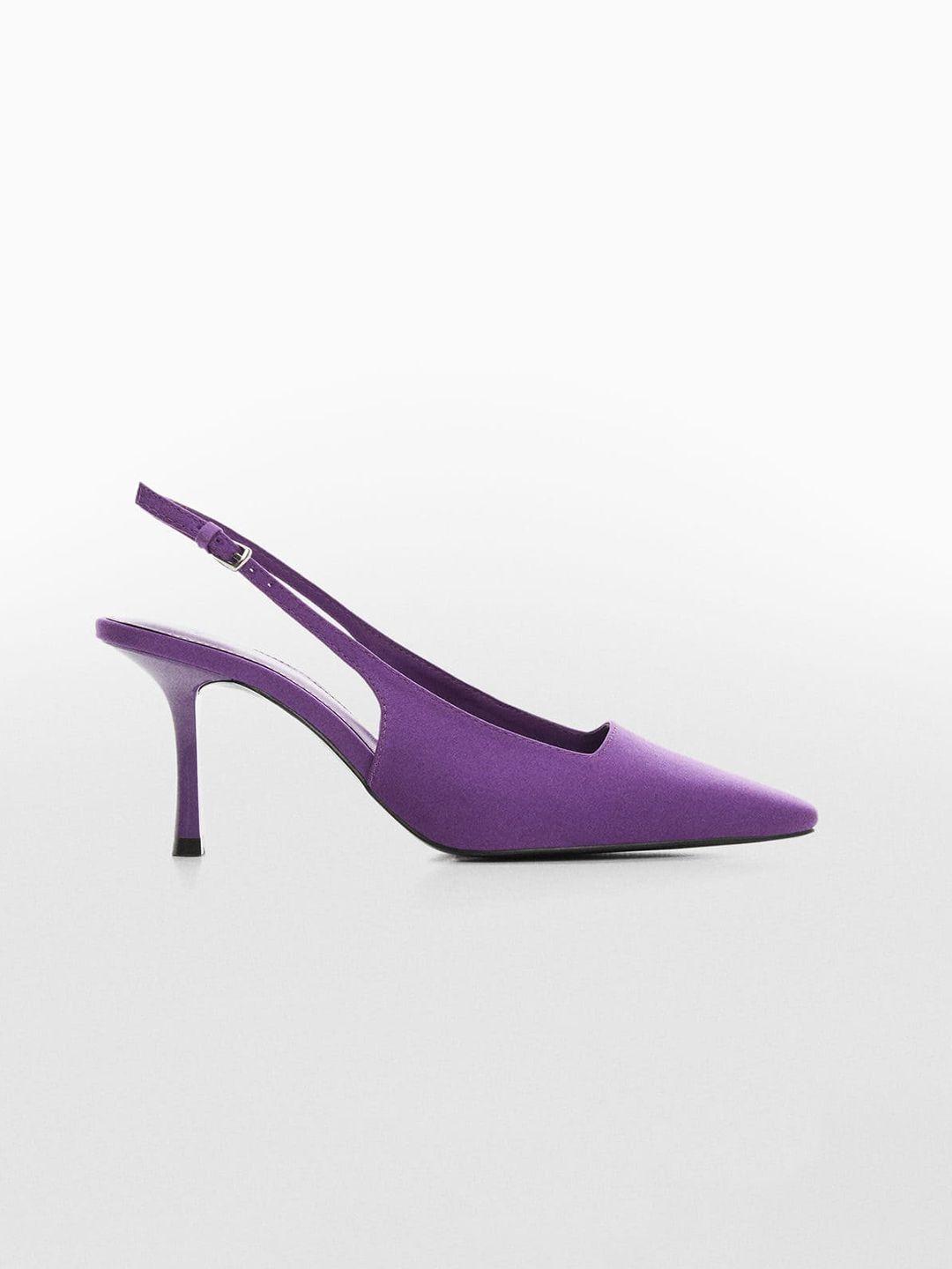 mango square-toe pumps