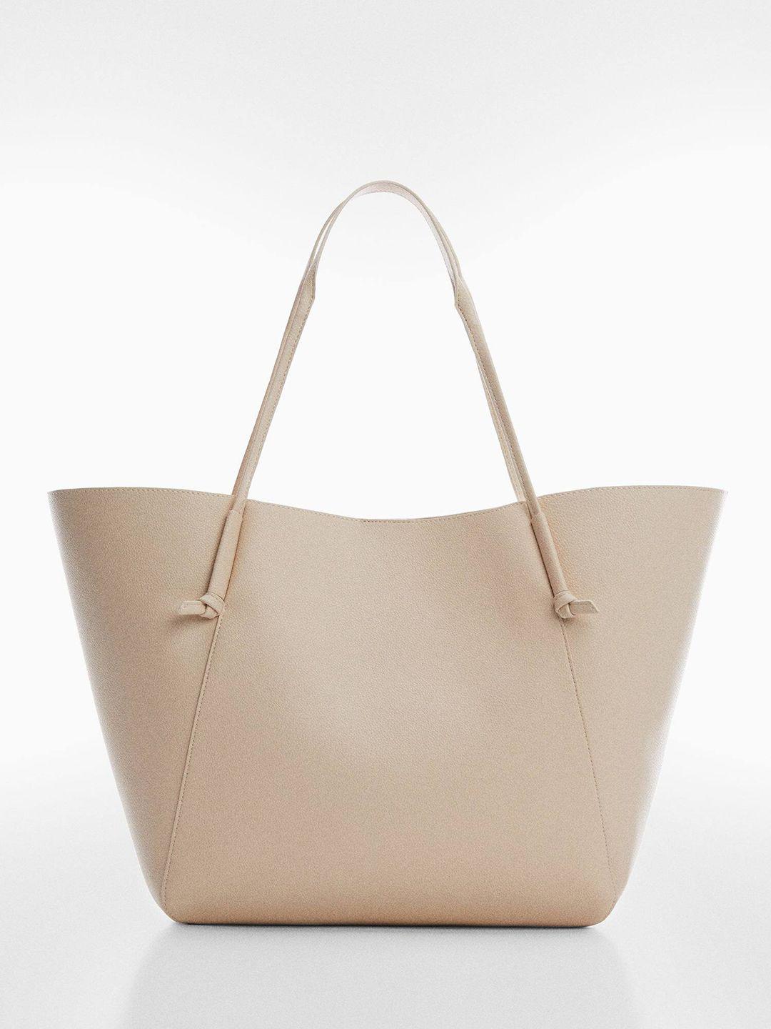 mango structured tote bag