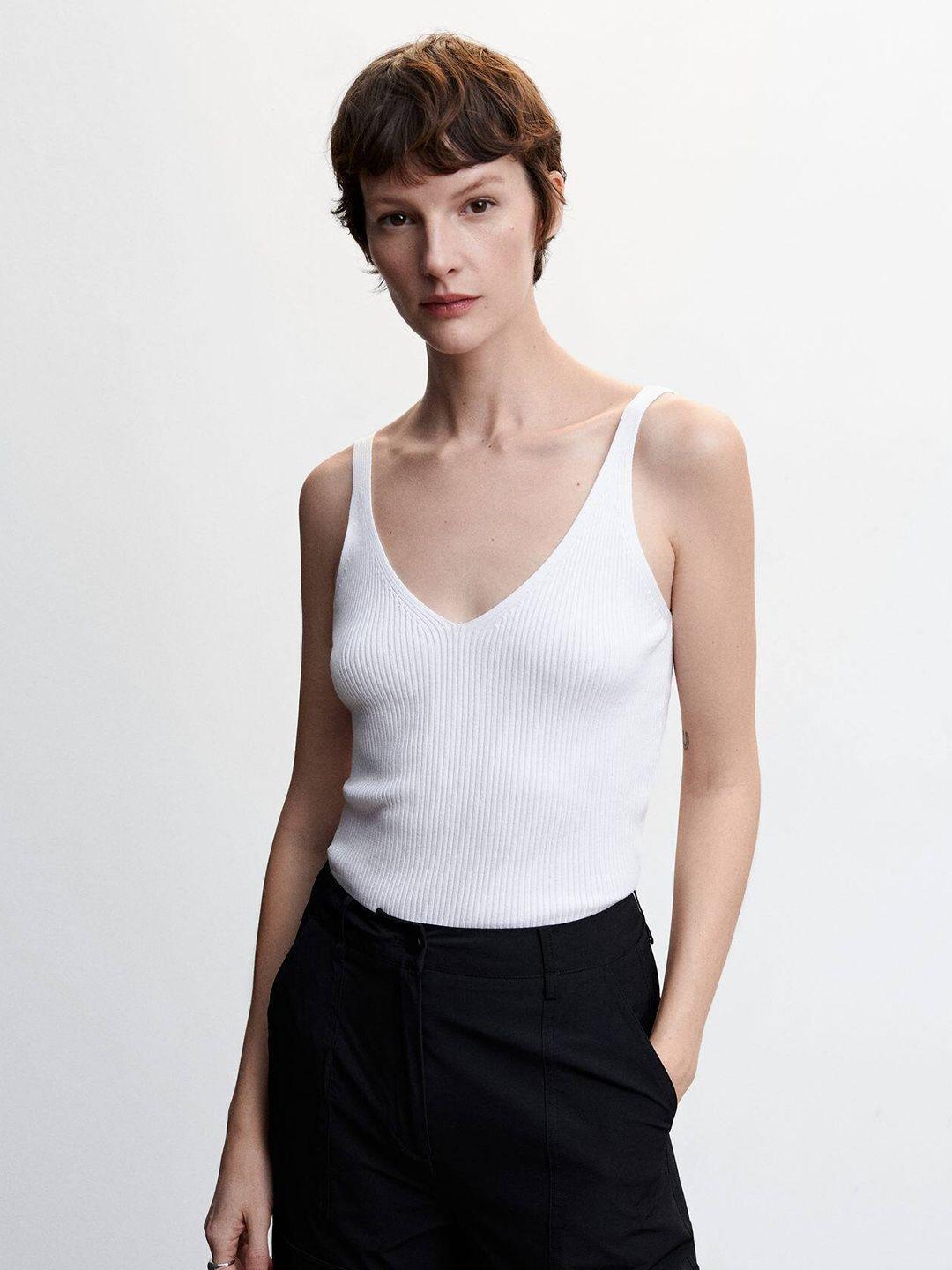 mango sustainable knitted top