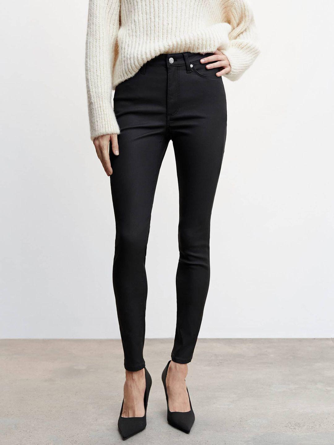 mango sustainable skinny fit low-rise stretchable jeans