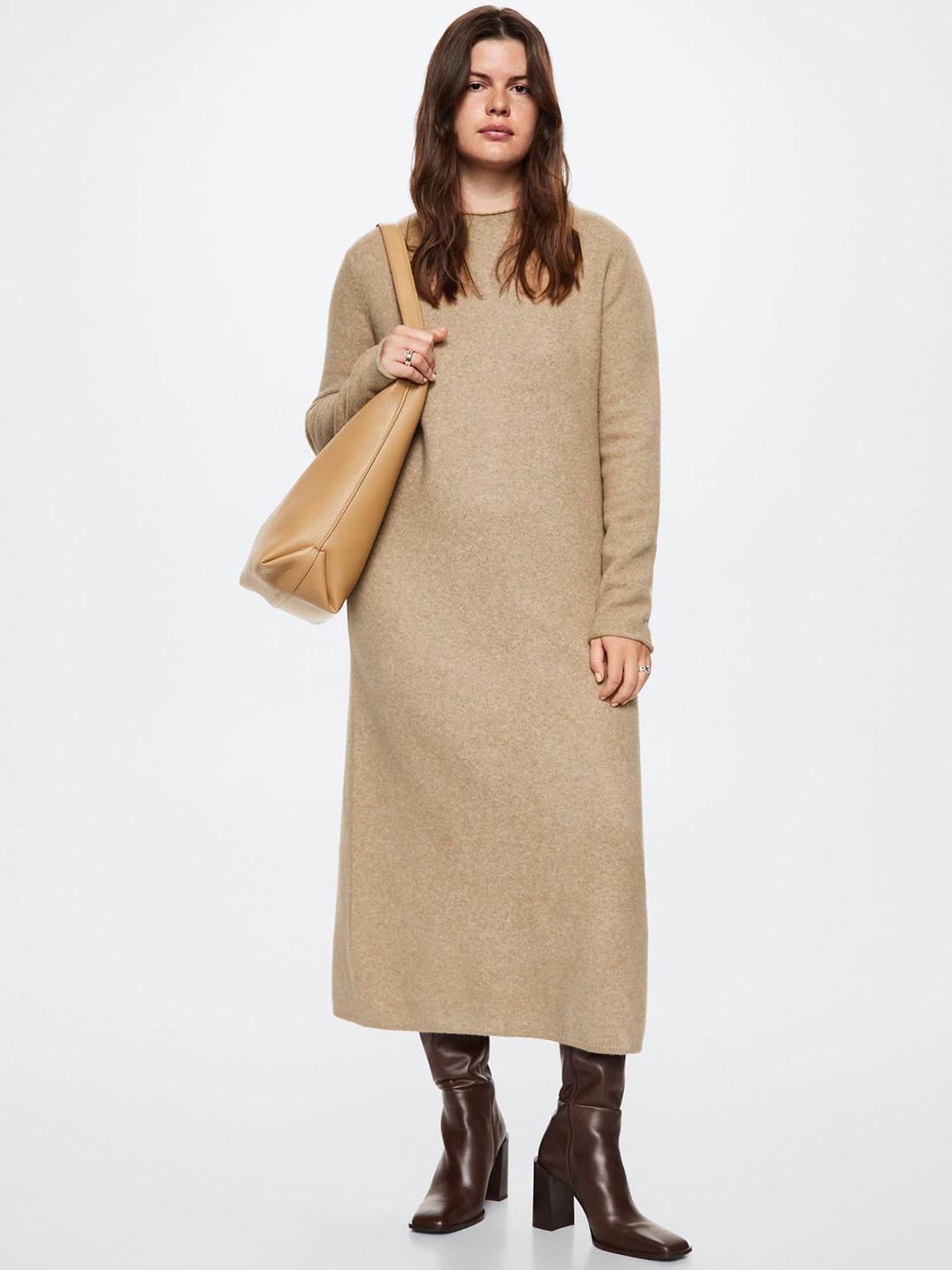 mango sweater midi dress