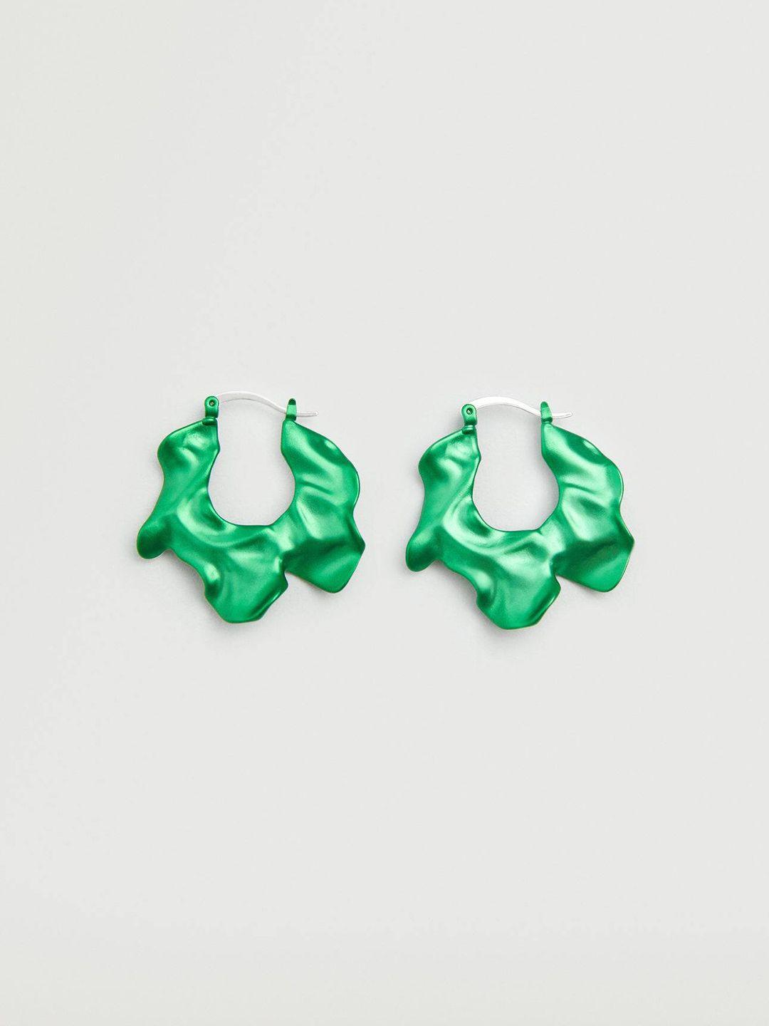 mango women contemporary drop earrings