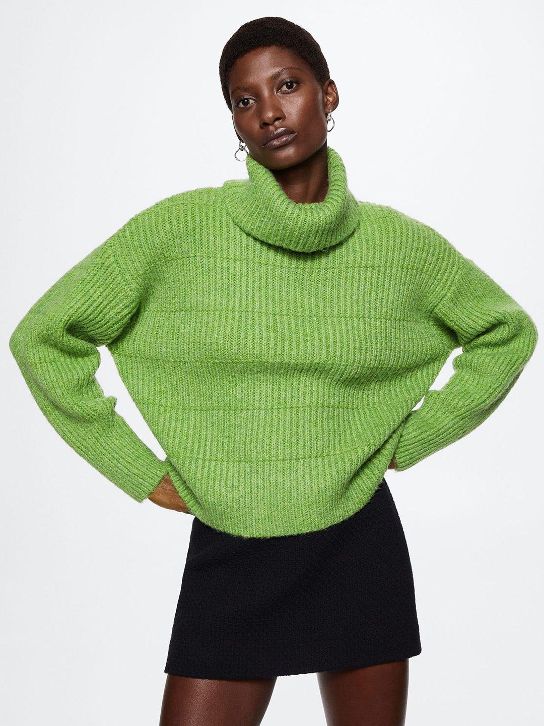 mango women ribbed sustainable pullover