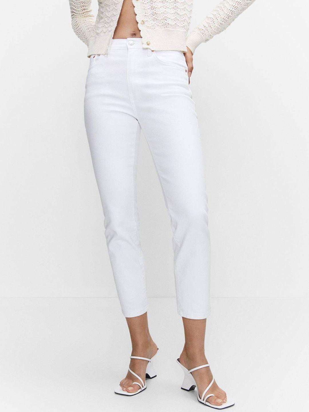 mango women slim fit high-rise jeans