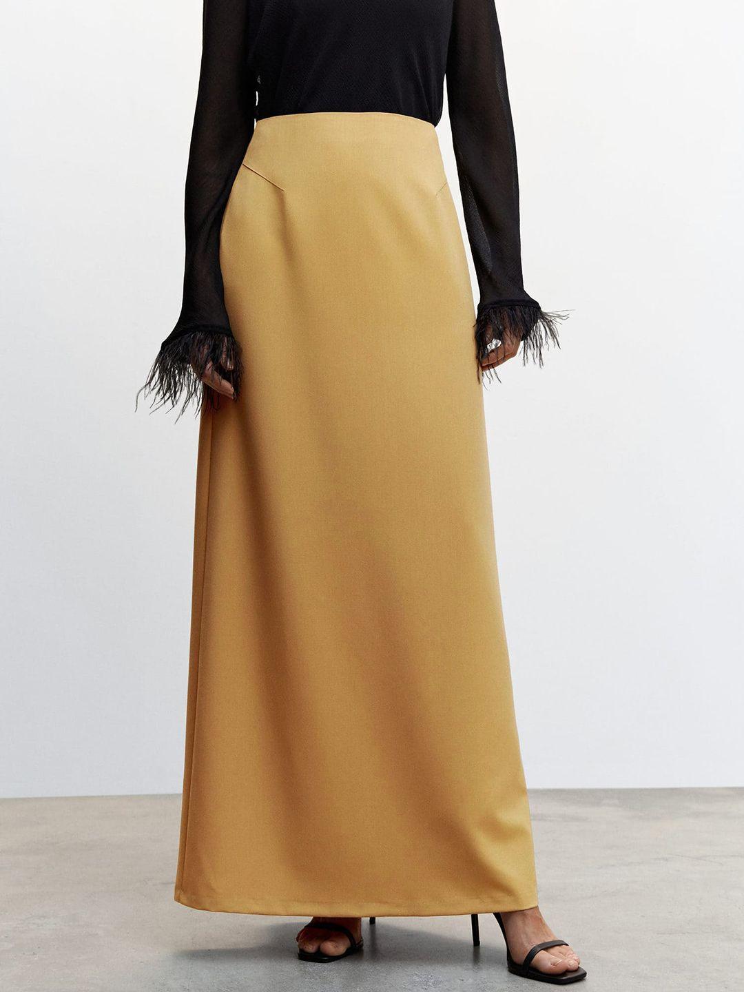 mango women sustainable a-line maxi skirt