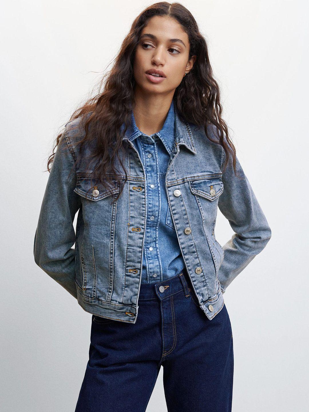 mango women sustainable denim jacket