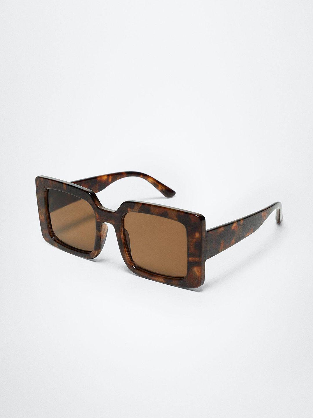 mango women sustainable oversized sunglasses with uv protected lens 37082507