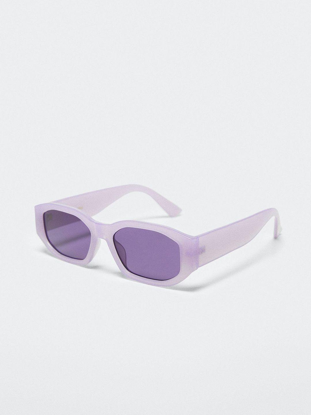 mango women uv protected lens acetate frame sunglasses