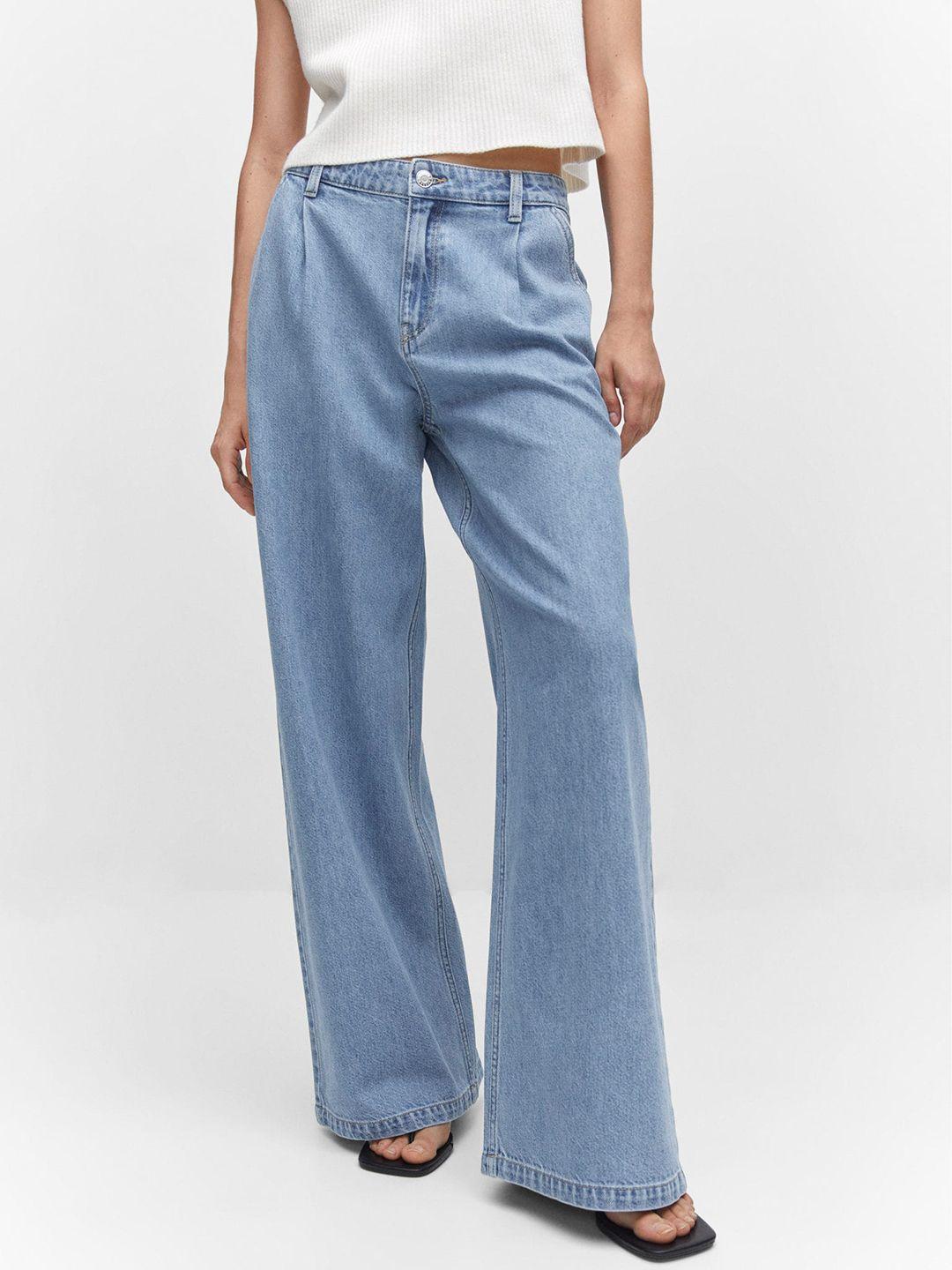 mango women wide leg jeans